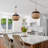 Chinue 14-Inch 3-Light Woven Dome Chandelier