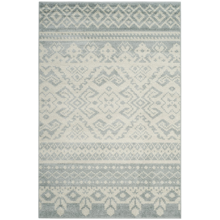 Tapis ardoise / ivoire Wynn Southwestern
