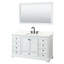 Ensemble de meuble-lavabo simple autoportant 48 po avec plateau en quartz Deborah-98141331-98141335-98141336