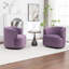 Fauteuil demi-tonneau pivotant rembourré Tybias-614981181