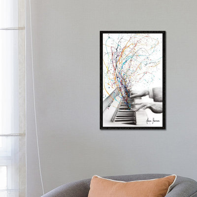 The Keyboard Solo by Ashvin Harrison - Painting on Canvas