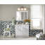 Carreau de faïence en porcelaine mate 3 po x 18 po Astoria Lucio
