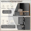 Meuble-lavabo 24 po avec lavabo en céramique, 2 tiroirs, 1 porte à fermeture en douceur-1920943542