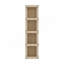 Porte-serviettes mural à 5 niveaux Arlington, organisateur de rangement vertical pour serviettes et accessoires de salle de bain, chêne naturel
