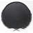Grecian Round Iron Wall Mirror 22 Inches - Black
