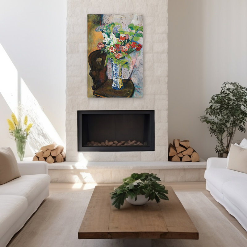Fleurs de printemps traditionnelles et campagnardes, H 48 po x l 32 po