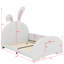 Lit simple princesse en forme de lapin rembourré-20154573