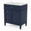 Ensemble de meuble-lavabo simple 30 po avec lavabo supérieur Fritsche