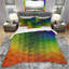 Ensemble de housse de couette à géométrie triangulaire designart-35228556