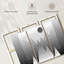 «Mountain Geometric Illusion Mountain», ensemble de 3 impressions sur toile par Jonathan A.-93058127
