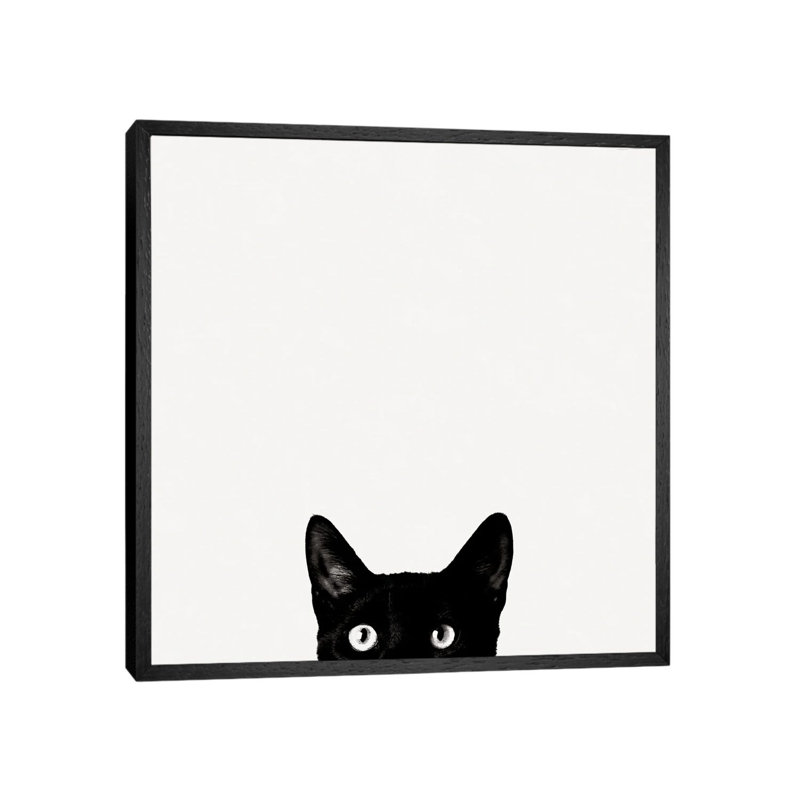 Wrapped Canvas Print, 45.72 cm H x 45.72 cm W, Black Framed