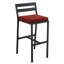 Tabouret de bar Chelsea avec structure en aluminium thermolaqué et coussin amovible-105653554