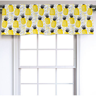 Sateen Ruffled Window Valance