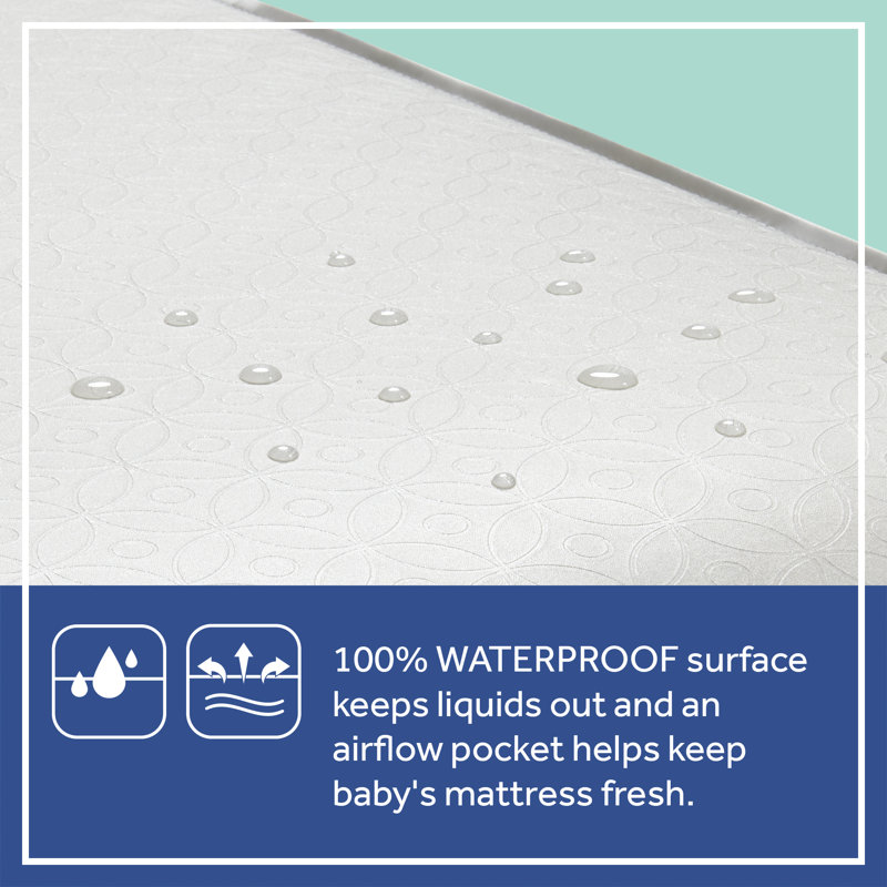 Sustainably Sourced 52.5" Hybrid Memory Foam & Innerspring Toddler Mattress