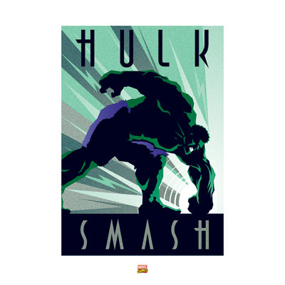 'Marvel Deco Hulk' Vintage Advertisement 