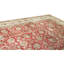 Hand Knotted Wool Area Rug in Red And Ivory