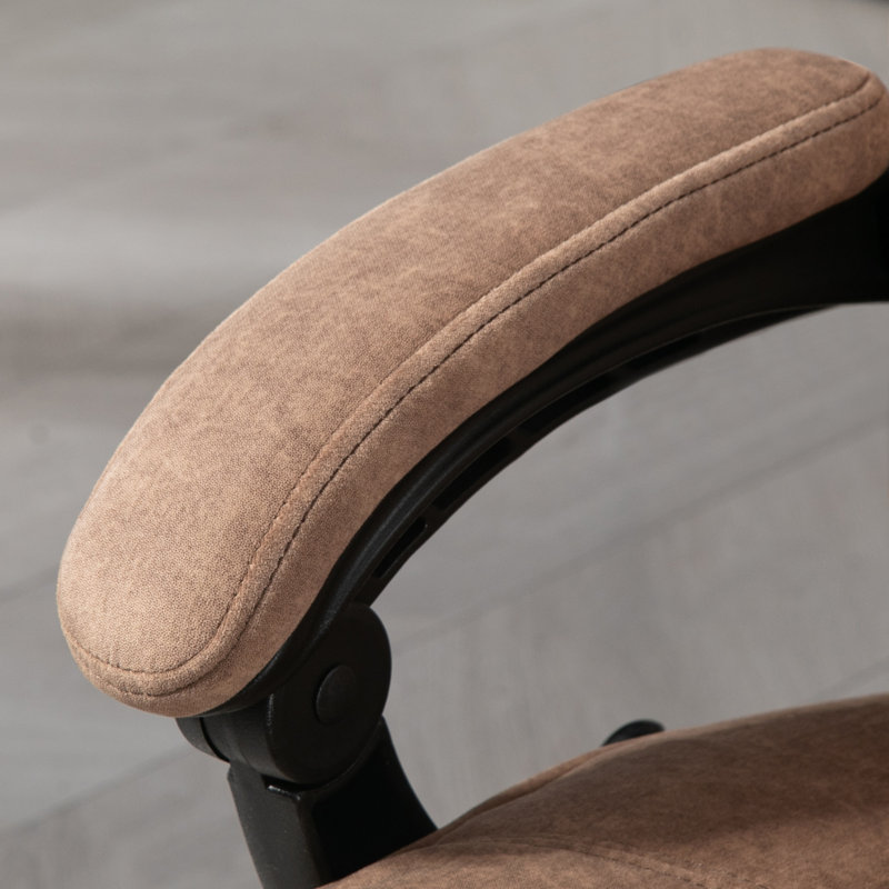 Velvet Office Chair, Brown