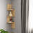 Adler 42" H x 10" W Zigzag Corner Floating Shelf