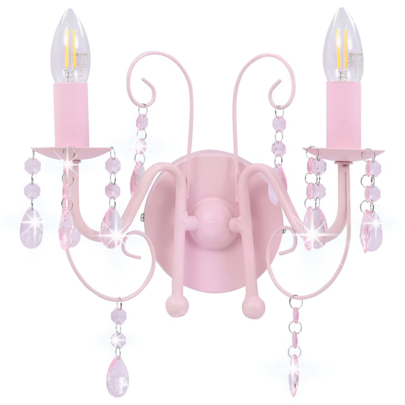 Adairsville LED Wall Lamp, Pink