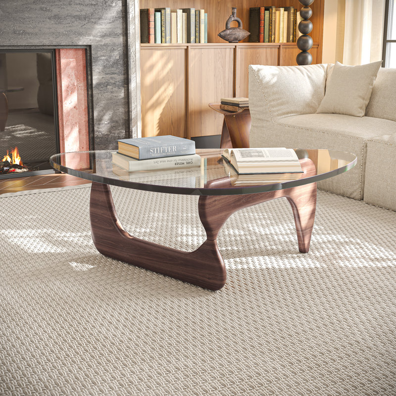 Table basse Bortola, Noyer