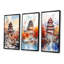 Ensemble de 3 reproductions d'art sur toile Pékin-1662057958-1662057957