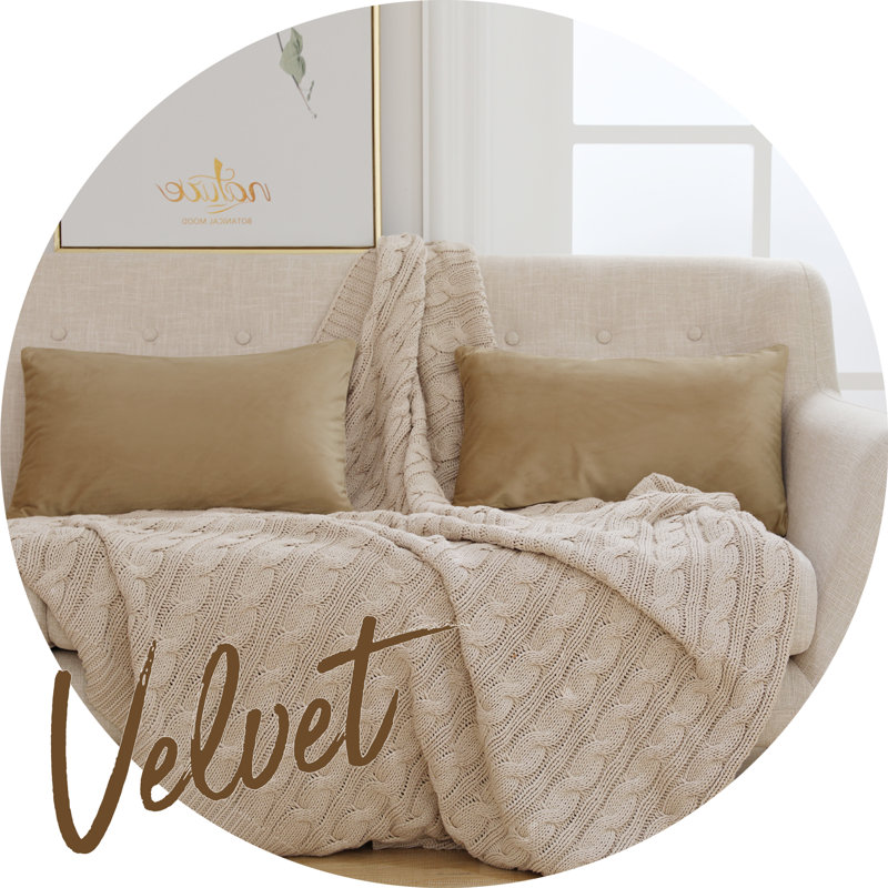 Reversible Pillow Cover, Khaki
