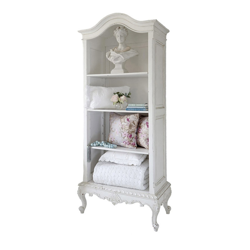 French Style Fine Carved Accent Cabinet Solid Wood Accent Cabinet