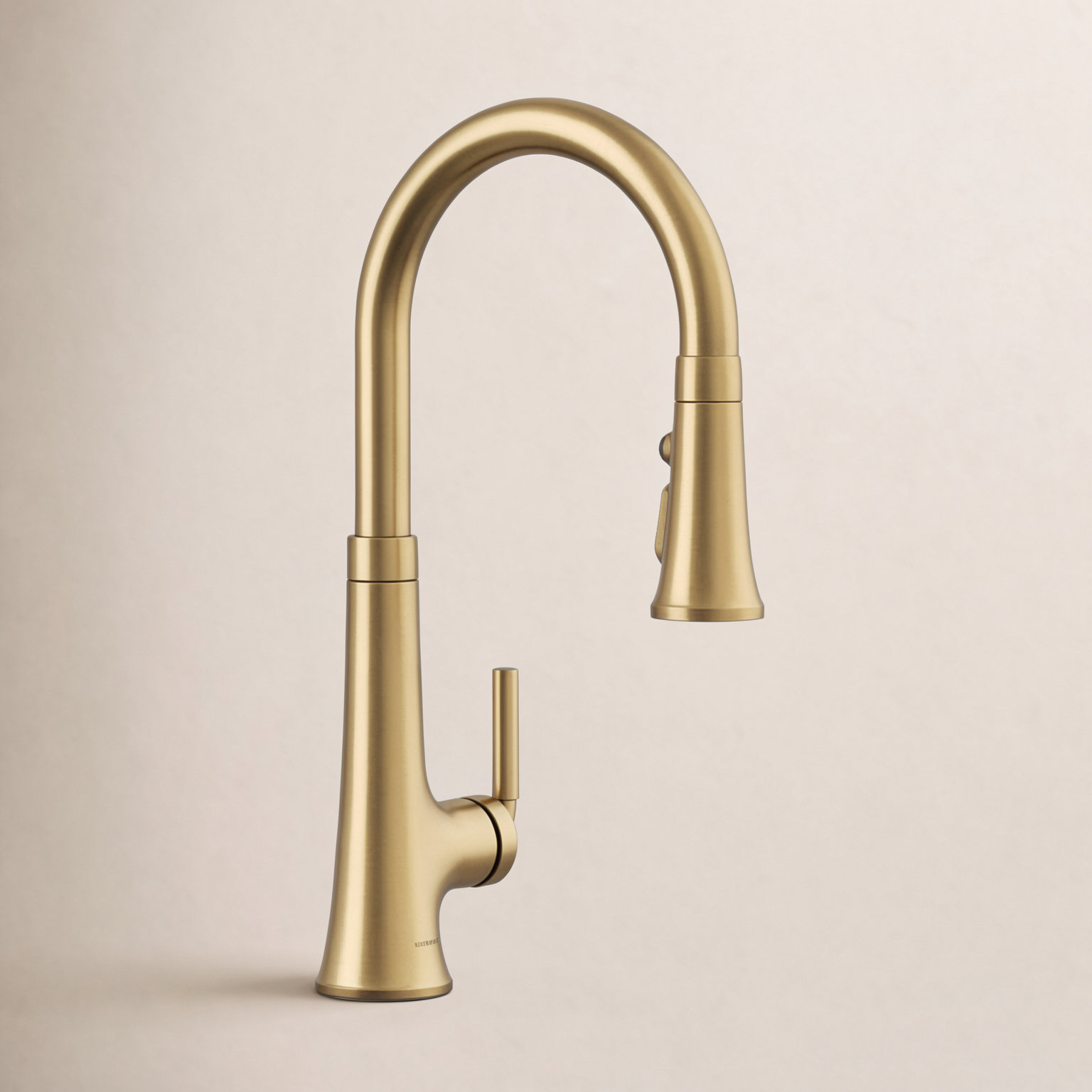 Tone Pull-Down Kitchen Faucet, Vibrant Brushed Moderne Brass