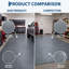 Rouleau de tapis de garage 7,5 pi x 20 pi en PVC à plaque de diamant épaissie, antidérapant et imperméable pour garage, gymnase, buanderie, atelier et entrepôt-134474159