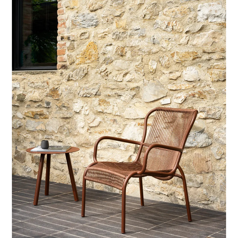 Lilo Outdoor Round Table, 17.32" H x 17.72" W x 17.72" D