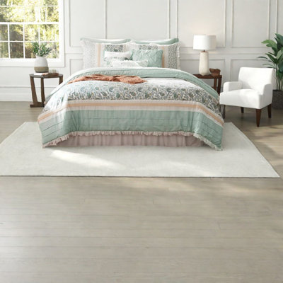 Farmhouse Chic Bedding Sets, Cotton Comforter, Shabby Elegant