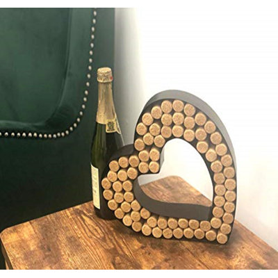 Porte-bouchons de vin en forme de cœur