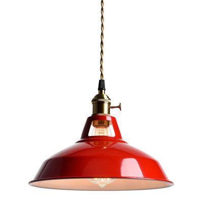 Luminaire suspendu moderne avec abat-jour de grange