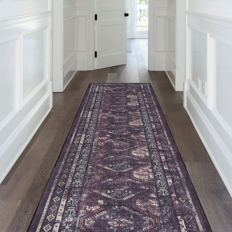 Washable Rug 2'6'' X 10' Runner Rug, Runner 2'6" x 10'