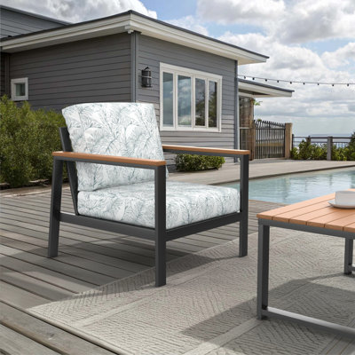 Chaise longue d'extérieur avec coussins Sunbrella® Townsend