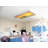 Beach Classroom Fluorescent Light Covers for Ceiling Lights - For 2x4 Light Fixture - by Octo Lights