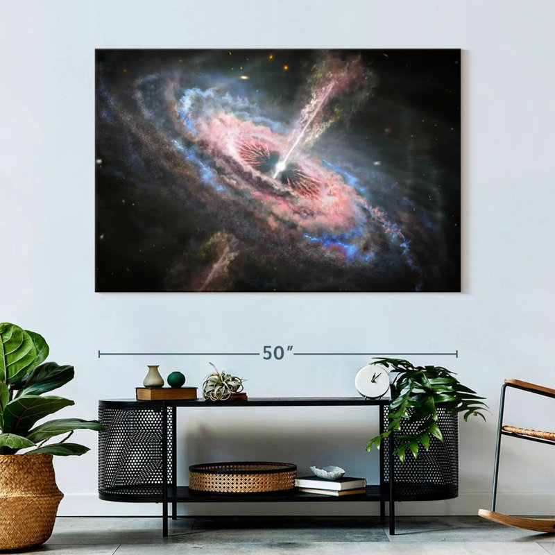 Oberle Quasar Outflow, 34" H x 51" W