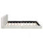 Grand lit plateforme tapissier avec tissu en velours -4453410