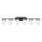 6 - Light Matte Black Modern Bathroom Vanity Light