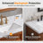 Claireville 30 " W Freestanding Standard Single Vanity Bathroom Vanity With Marble Top