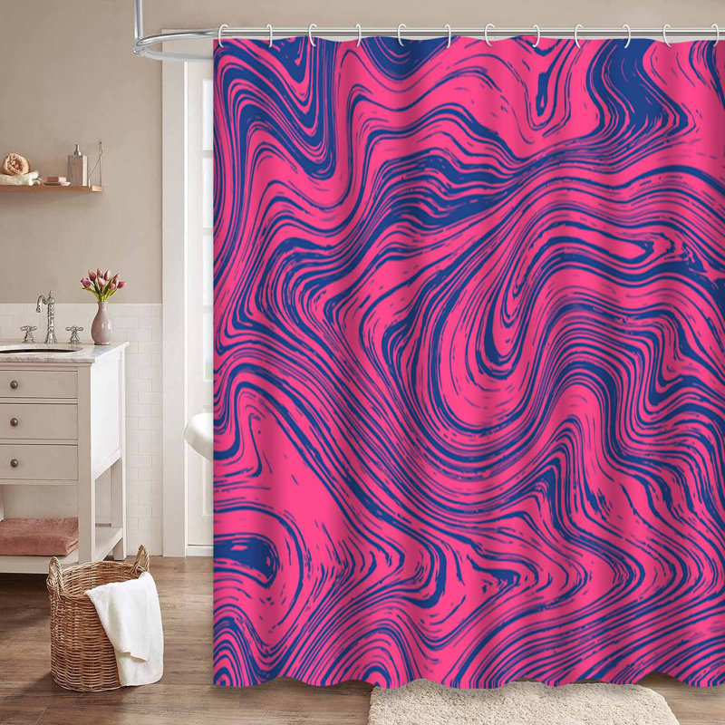 Rideau de douche Marble Wave, 72" L x 78" W