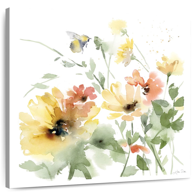 Harnek pré de tournesols I, H 10 po x l 10 po