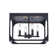 Ruby Ridge 4 - Light Caged Flush Mount