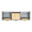 Osoria 66'' Solid Wood Double Bathroom Vanity Base Only, Base Cabinet without Top-91228645