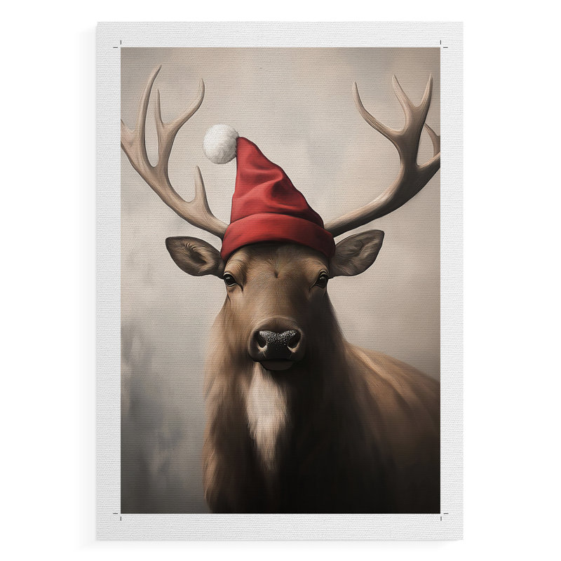 Art des Fêtes de Noël - Série 2-XCVI - Impression sur toile seulement - NON-CADRE, H 12 po x l 8 po