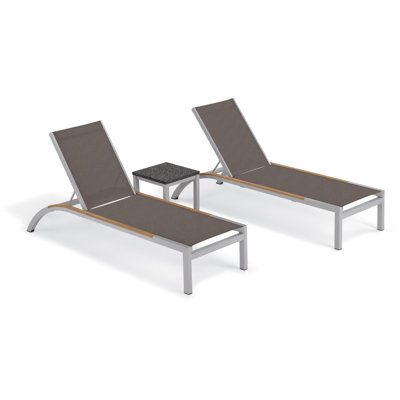 Argento And Travira Outdoor Chaise Lounge