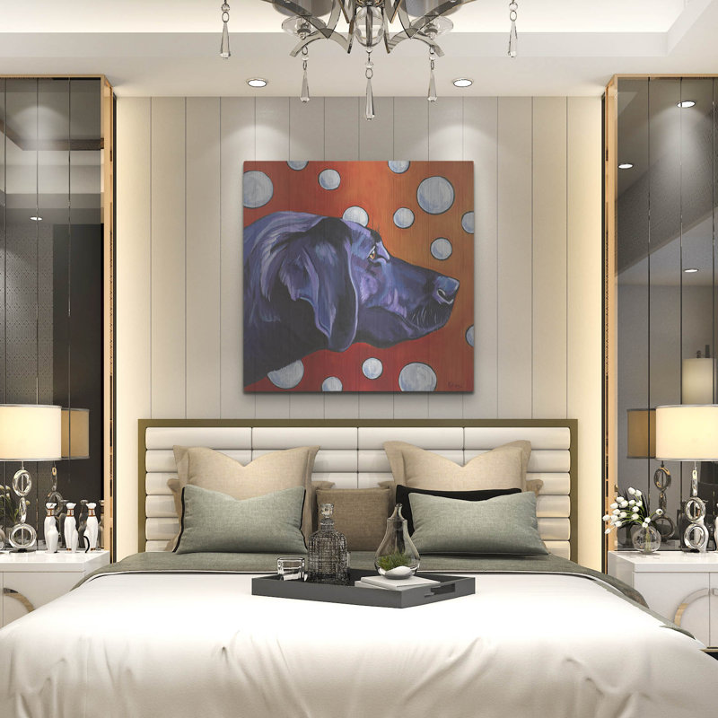 Art mural en métal «Barr and Bubbles» par Kathryn Wronski, Red Barrel Studio®, H 36 po x l 36 po
