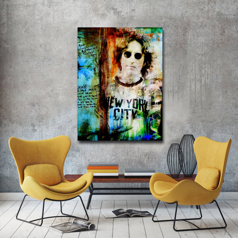 Reproduction emblématique de la peinture «John Lennon»