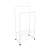 Berkhamsted 31.5'' Rolling Industrial Pipe Clothing Rack-182511749