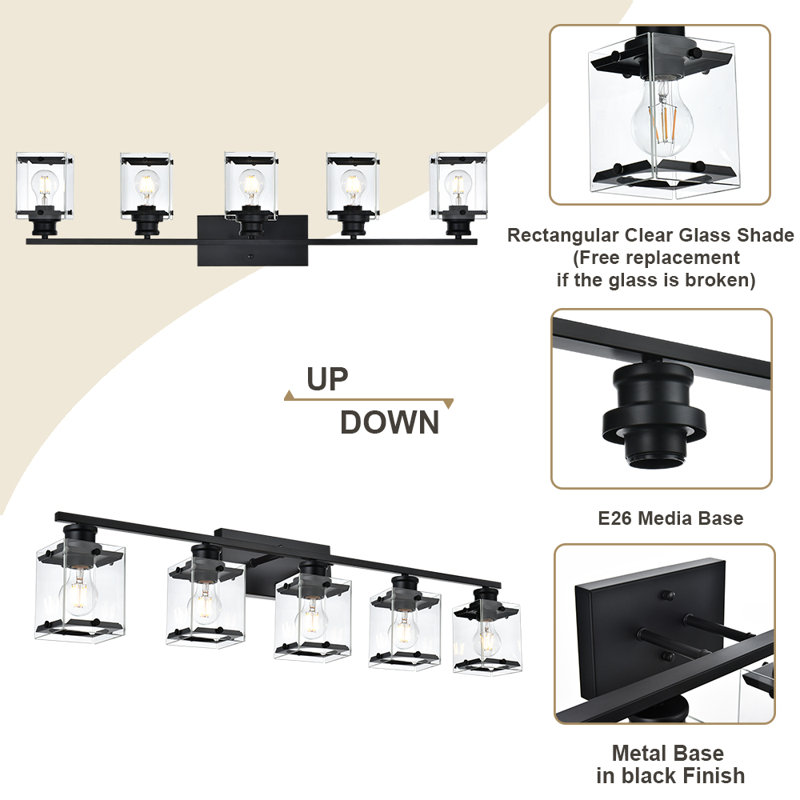 Andersons 5 - Light Dimmable Vanity Light